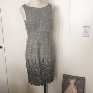 Kay Unger sleeveless wool dress. Size 12